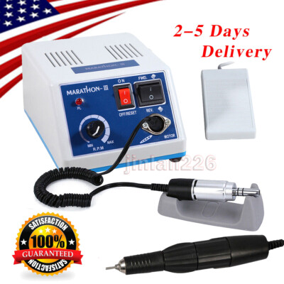 Dental Lab Electric Marathon Micromotor Polisher Unit /35K RPM Handpiece E-type