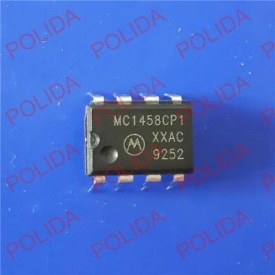 5PCS DUAL OP AMP IC MOTOROLA DIP-8 MC1458CP1 MC1458CPI MC1458CP MC1458C