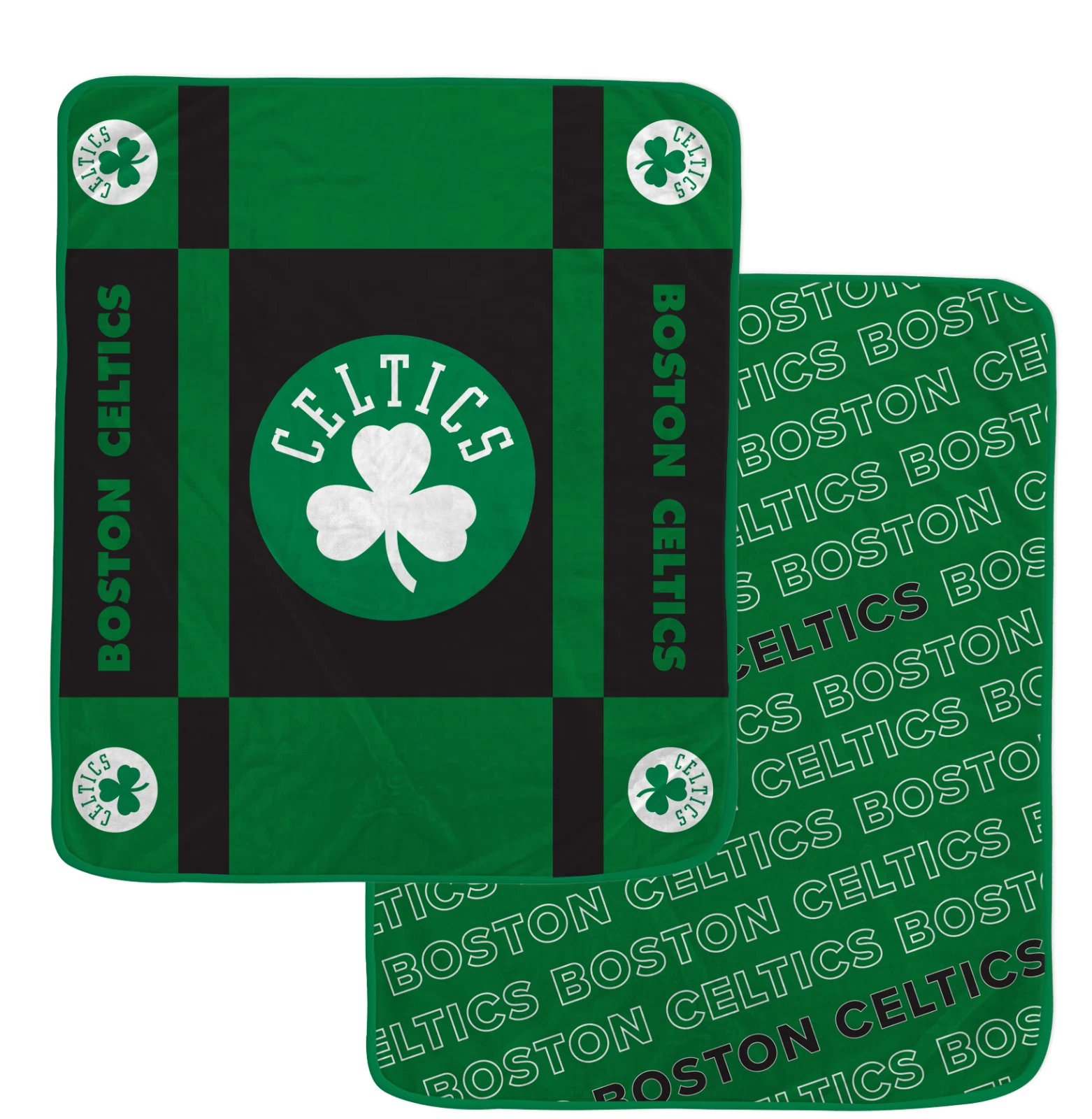 Boston Celtics Pegasus Reverse Block Throw Blanket