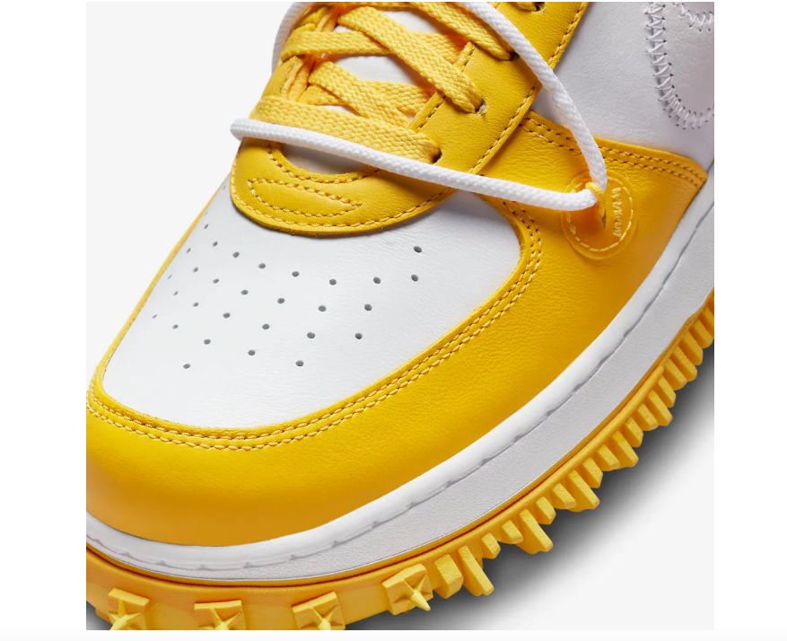 Nike x Off-White Air Force 1 Mid SP Leather Varsity Maize DR0500