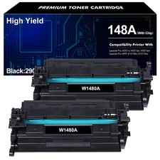 2x Toner Cartridge compatible with HP W1480A LaserJet MFP 4101fdn fdw with chip
