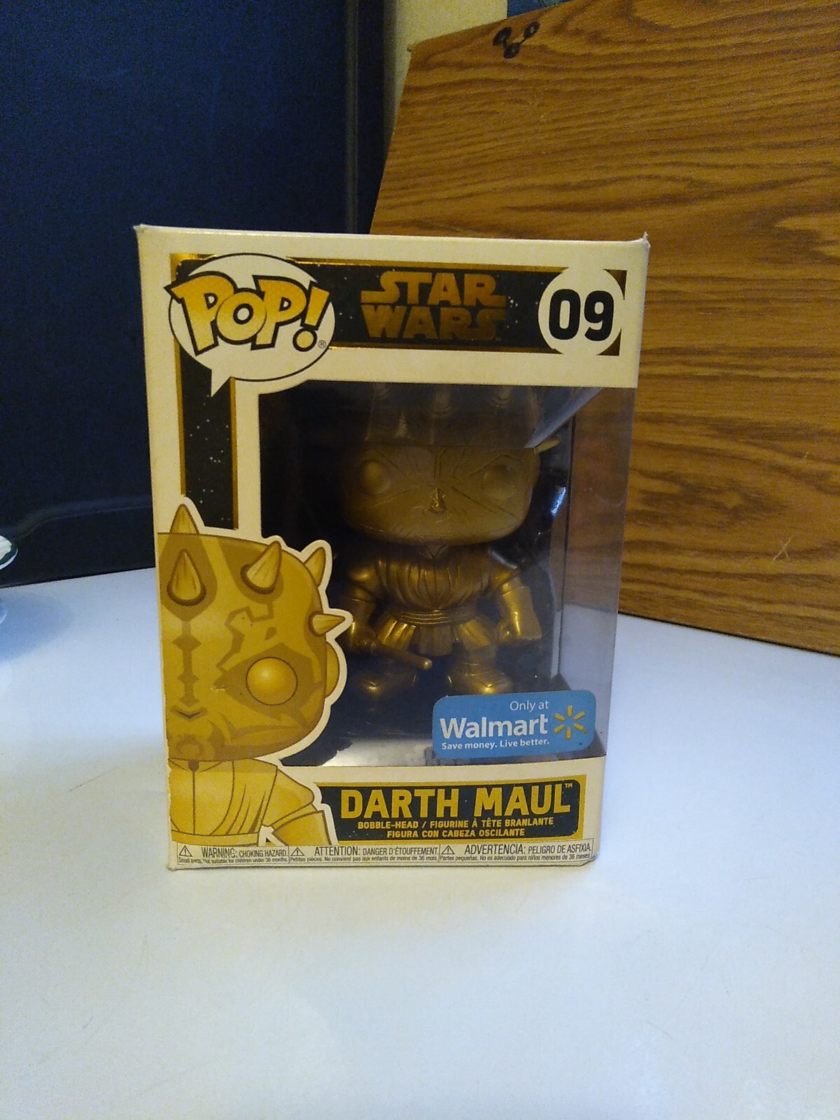 En Oferta Funko Pop! Películas: Star Wars - Darth Maul (Dorada) (Metálica) Figura De Vinilo...