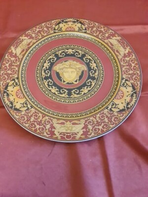 Rosenthal Versace Medusa Rot wandteller 31cm