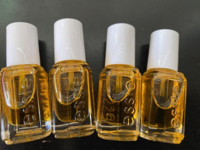 4 x Essie Apricot Nail & Cuticle Oil ~ Travel Size 0.16 Fl Oz