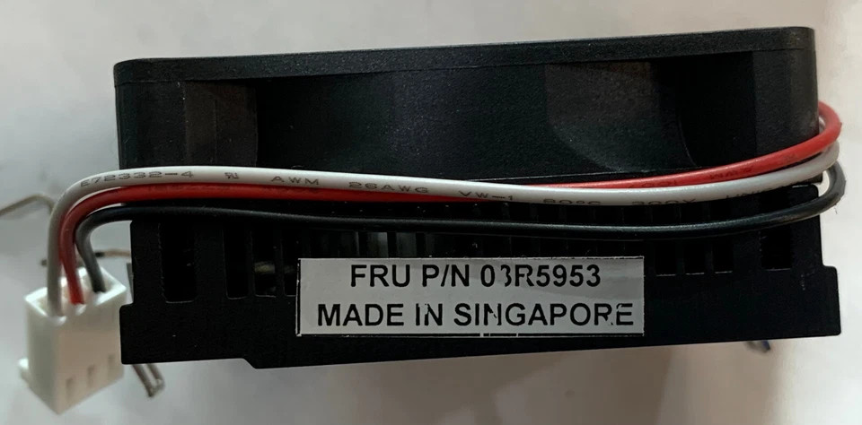 IBM/Toshiba CPU FAN PN: 03R5953 - Image 4 of 4