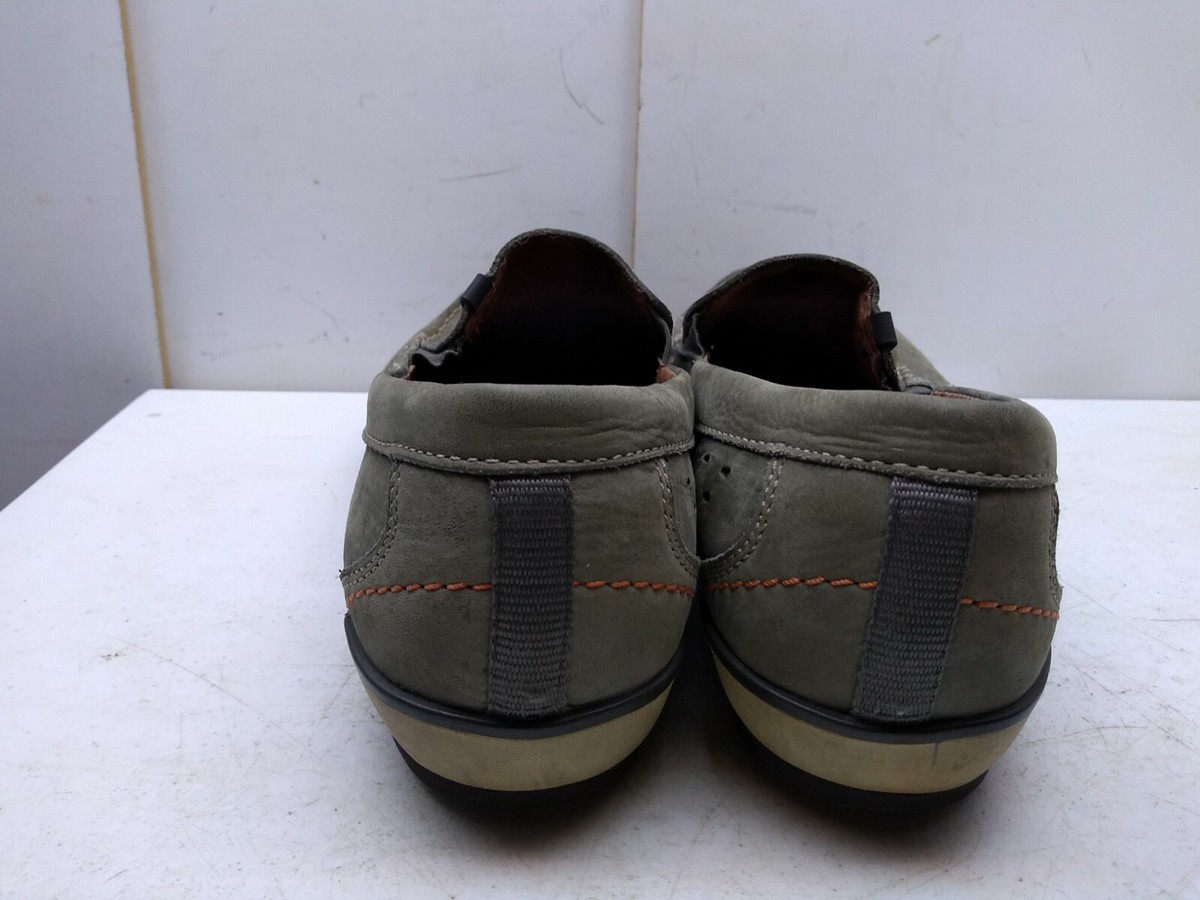 clarks unstructured mens shoes Loafers Men Size 42.5 US 9.5 Gray Leather Slip On Amazon.com | Clarks Men main image 3