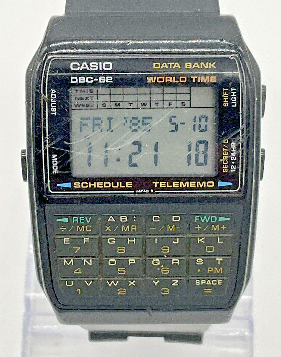 Vintage Casio Databank Calculator 676-DBC-62;Watch | eBay Vintage Casio Databank Calculator 676-DBC-62;Watch | eBay