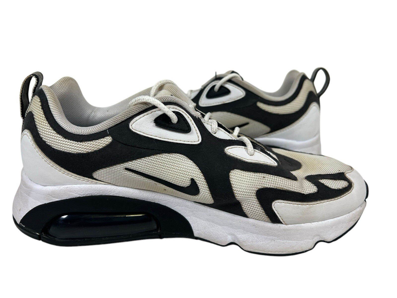 SAOLA Nike Uomo Air Max 200 Taglia 8 Scarpe Classiche AQ2568 104 Sneaker Bianco Nero 13