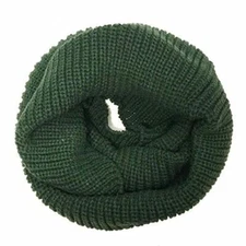 Wrapables Thick Knitted Winter Warm Infinity Scarf, Hunter Green