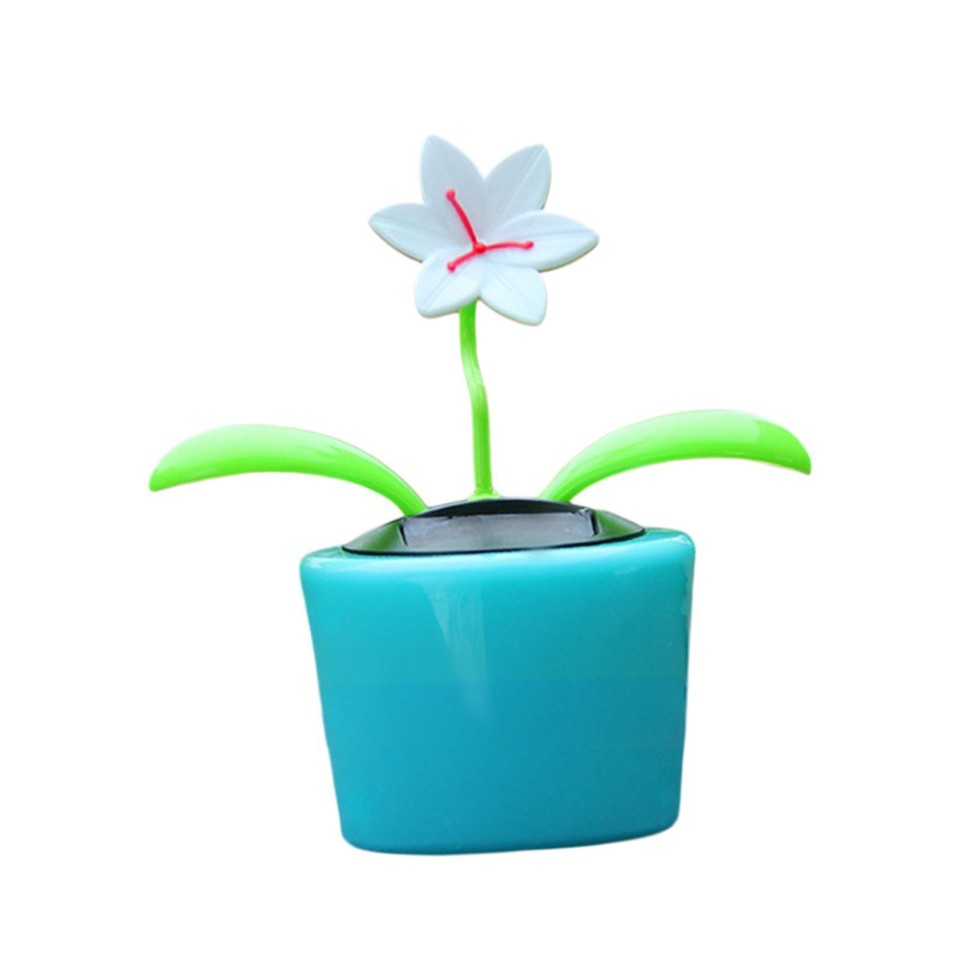 Solar Powered Dancing Flower Bobble Head Toy Nodding Head Solar Dancing