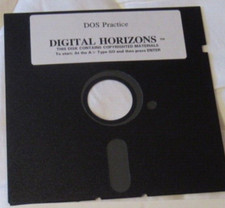 5.25" FLOPPY DISK - DOS PRACTICE - DIGITAL HORIZONS