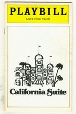 Vintage 1977 Neil Simon CALIFORNIA SUITE Broadway Playbill! Tammy Grimes!