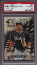 2013 Finest 81 Giancarlo Stanton Xfractor PSA 10 Gem Mint