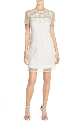 open lace back dress Floral Graphic Sleeveless Organza Midi Dress | Florza