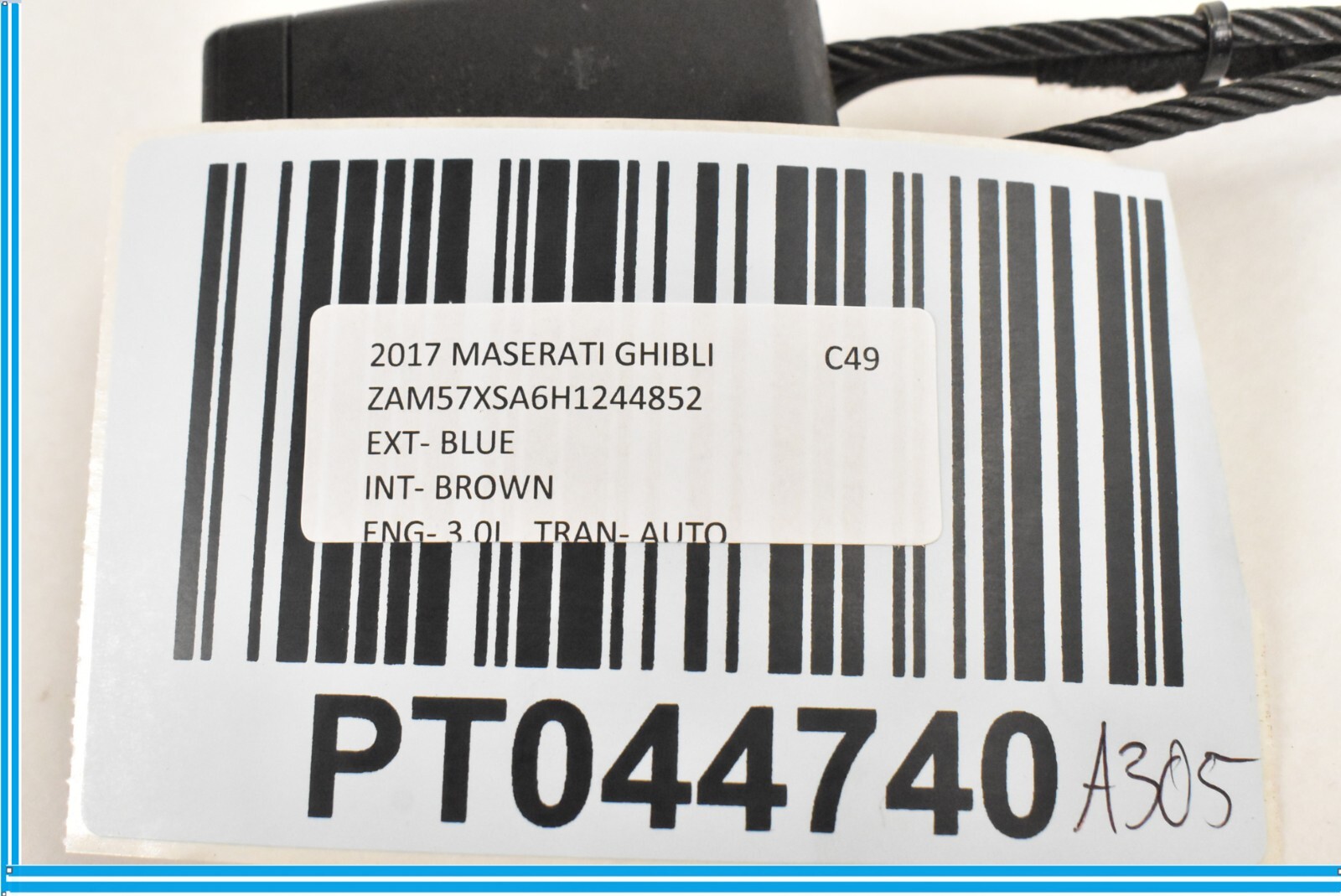 2014 - 2017 MASERATI GHIBLI M157 FRONT LEFT DRIVER SIDE SEAT BELT BUCKLE OEM