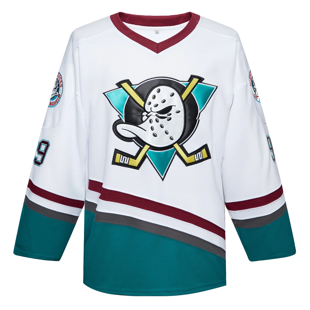 Charlie Conway Mighty Ducks #96 Headgear Classics Movie Authentic Hock –  Cowing Robards Sports