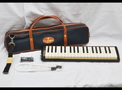 Armonica Tastiera Armonica A Tastiera SUZUKI M-37C Melodion - 37 Tasti, Voce Alta, Con Custodia Morbida, Nuovo Strumento A Fiato Tastiera - Foto 2