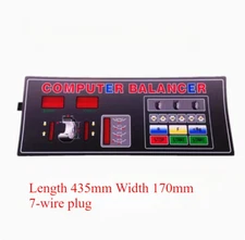 Tyre Wheel Balancer Machine Key Board Panel touch Switch Button Display Board