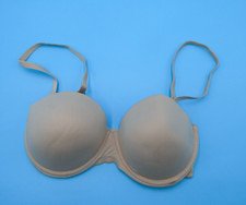 Victorias Secret Push Up Bra 34DD Beige Wear Everywhere Strapless Wired Lingerie