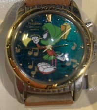 Orologio musicale Armitron Marvin The Martian 97/2200. Nos Cinturino Pelle Q