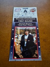1996 1st Round Playoff Basketball Ticket Los Angeles Lakers Houston Rockets #3