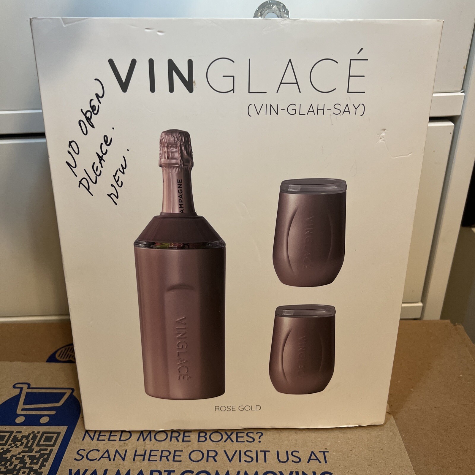 Vinglace Wine Holder Gift Set, Copper | Ebay
