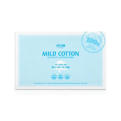 Atomy Mild Cotton 100% Natural 3-Stage Sealing All Skin Hypoallergenic 10pcs NEW