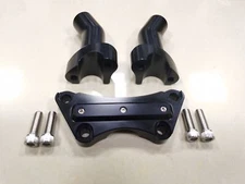 4.5" Handlebar Risers w/1" Top Clamp For Harley Dyna Wide Glide Low Rider FXDL