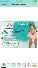 Gentle touch size 6 diapers- NEW