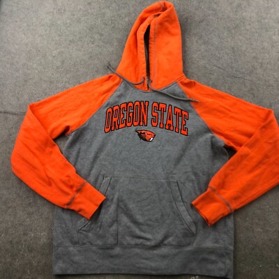 Oregon State Beaver Hoodie Men Large Embroidered Logo Graphic