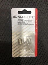 MAG-LITE White Star Krypton Bulbs For 6 Cell C & D. NEW But Old Stock.