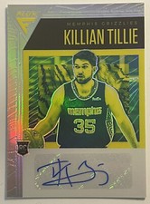 2020-21 Panini Flux Killian Tillie Rookie Auto Autograph Grizzlies