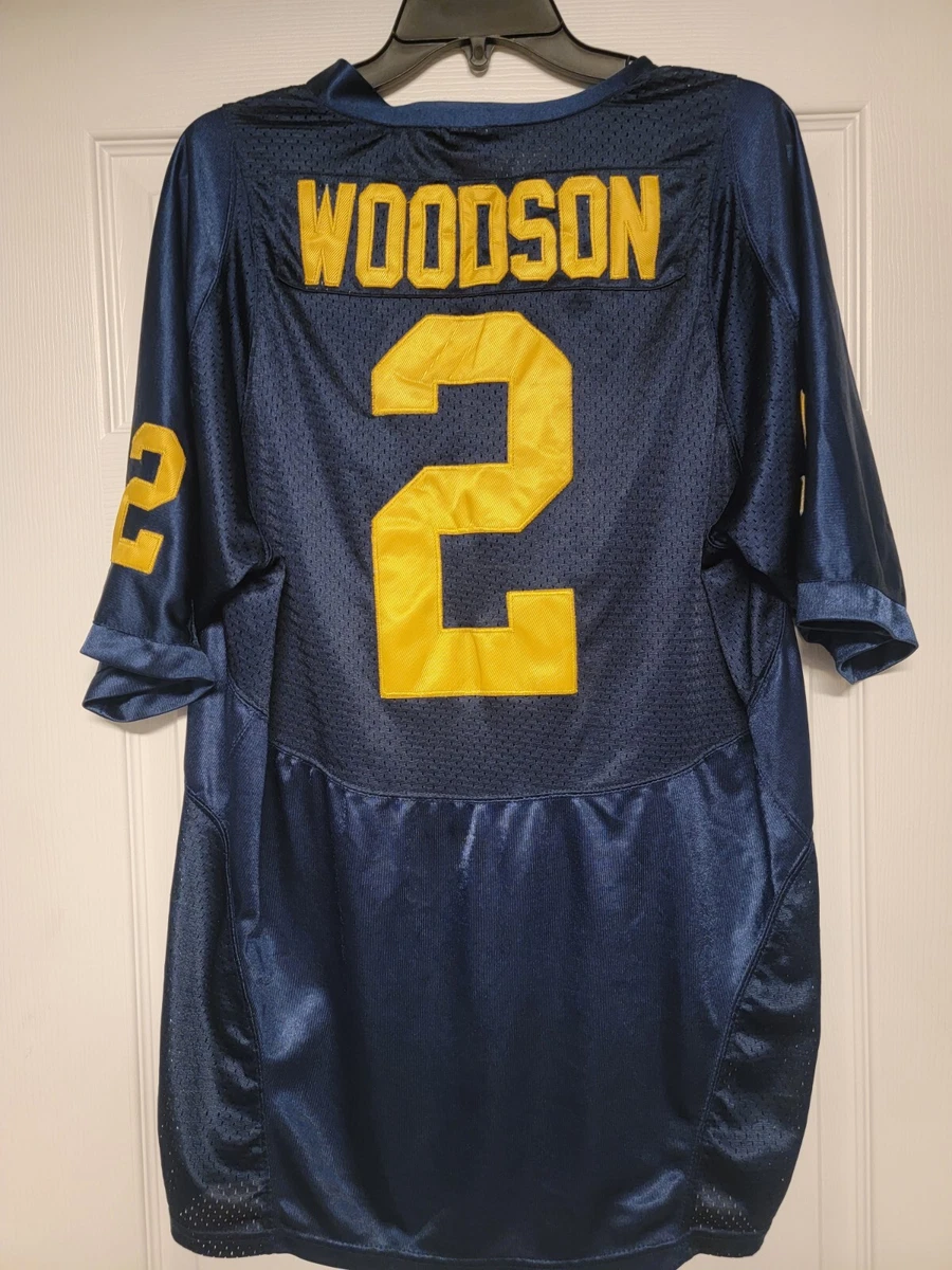 Charles Woodson Michigan Wolverines Stitched Team Nike Football Jersey Men s 52