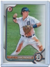 Izaac Pacheco 2022 Bowman #BP-106 Prospects Detroit Tigers