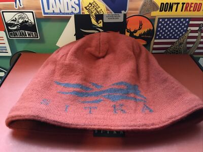 Sitka Gear logo beanie burnt orange M's OSFM
