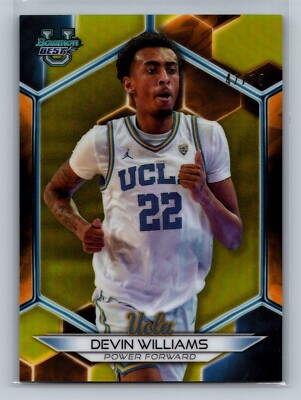 2023-24 Bowman's Best University Devin Williams Yellow /75