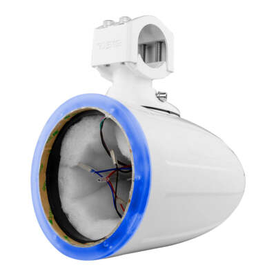 DS18 NXL-X6TP/WH.NS 6.5'' Marine Tower PODS Only with Integrated RGB LED Lights