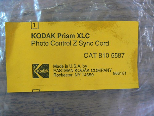 KODAK PRISM XLC PHOTO CONTROL Z SYNC CORD CAT 810 5587 - Picture 6 of 6