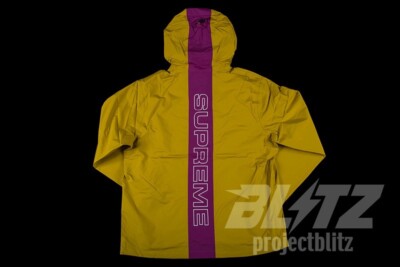 SS18 SUPREME TAPED SEAM JACKET GOLD YELLOW SIZE XL 2018 | eBay