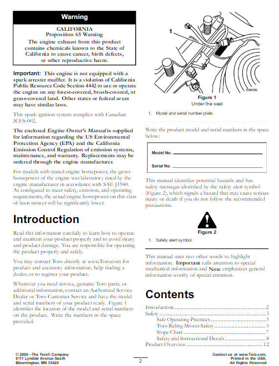 Toro Timecutter Z4200, Z4220, and Z5000 Riding Mowers Owners Manual eBay