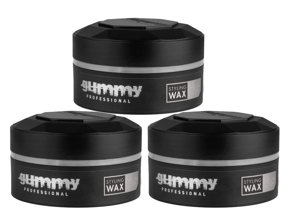 Fonex Gummy Styling Wax Casual Look 3er Set je 150ml (450ml) Haa (30,20 EUR/l)