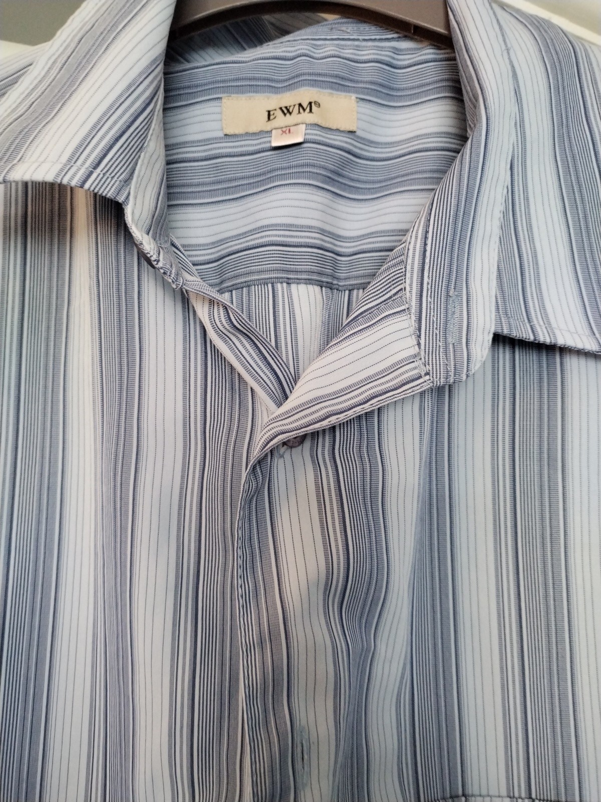 Edinburgh Woollen Mill Mens Blue Short Sleeved Shirt. Size Xl eBay