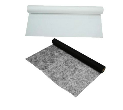 Neu Praktisch Wei? Hei?es Schmelzmasch 112 Cm*2m Doppelseitiges Kleberfutter