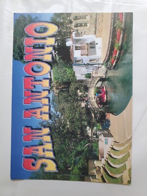 Vintage Postcard 4x6- Colorful San Antonio Riverwalk, San Antoni UnPost 1960-80s