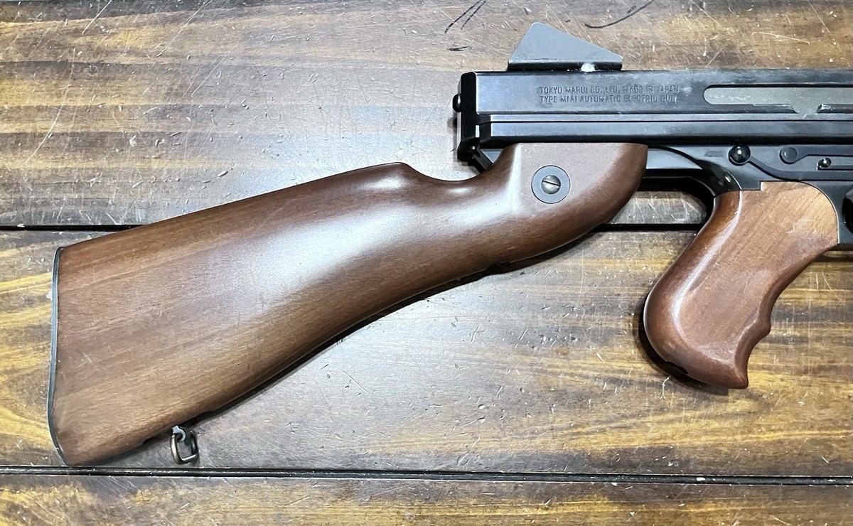 Tokyo Marui Airsoft Thompson M1A1 Metal Military Mod Made Japan