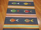 MODERND  ANATOLIA FLATWAVE KILIM GEOMATRIC FISH DESIGND 3x5 TURKISH RUG — photo 7
