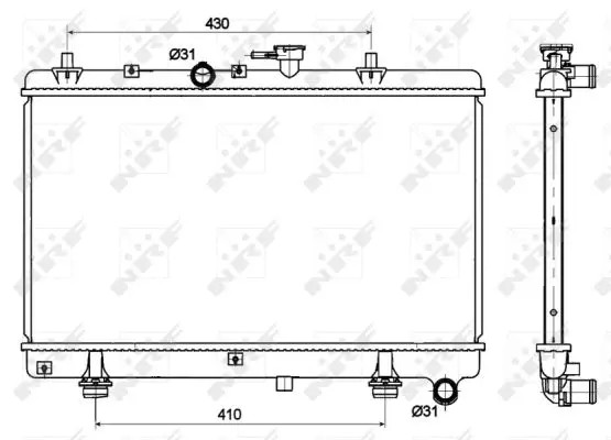 Nrf Radiatori Kia 53121 - Immagine 2