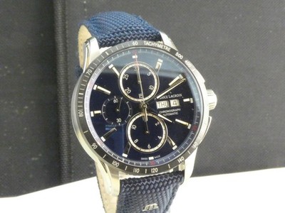 Maurice Lacroix Pontos S Chronograph  ref. PT 6038 Edelstahl Big 43mm Fullset