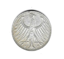 MONNAIE ALLEMANDE DE 5 MARK 1969 D