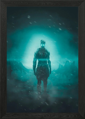 Frostkönig gerahmtes Wandbild Poster Leinwanddruck Bild